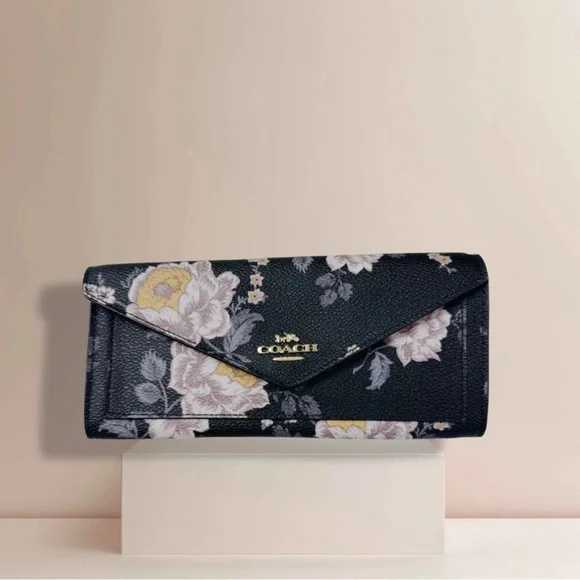 Coach Soft Wallet in Garden Floral - Picture 1 of 4